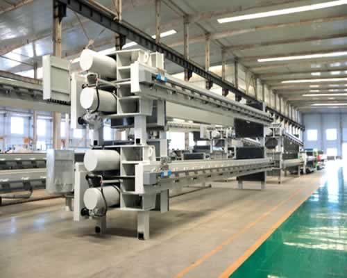 Filter press to be delivered