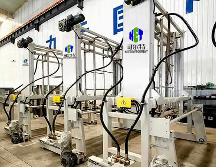 Filter cloth washing machine