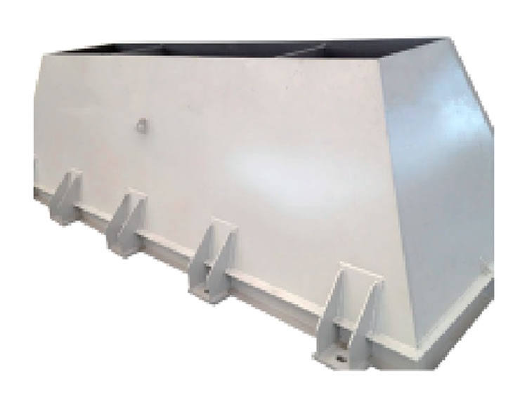 Filter press Guide hopper