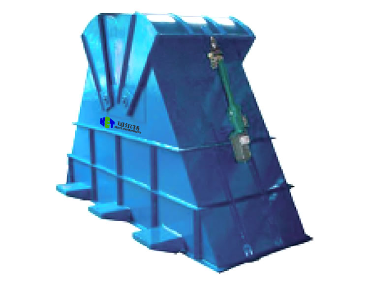 Hydraulic mud storage hopper