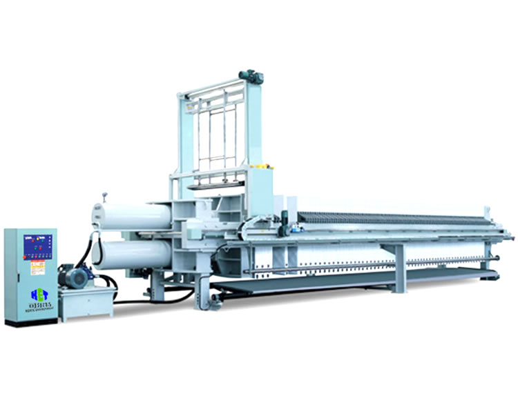 The basic operation process of a filter press can be summarized into the following 5 main steps